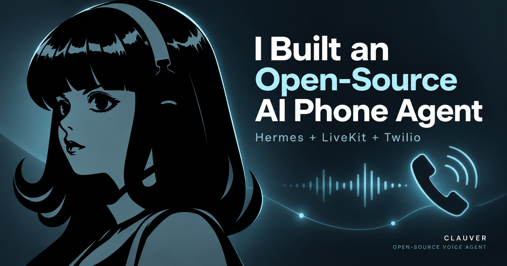 Cover image for I Built an Open-Source AI Phone Agent with LiveKit, Twilio & Hermes